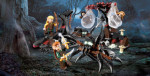 Remember in the book when Legolas and "Tauriel" actually fought the spiders? (This prematurely made and marketed Lego playset was released last year.)