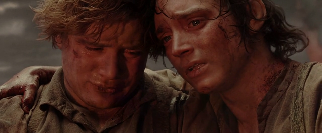 Frodo and Sam On Mt. Doom